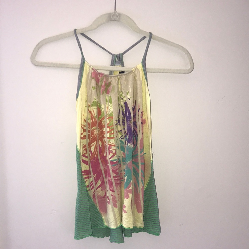 colorful tank top